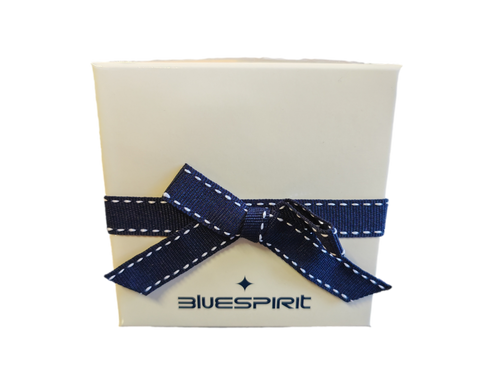 Bracciale Bluespirit In Acciaio Con Ciondolo A Forma Di Cuore, Lunghezza Cm 20, In Confezione Regalo, Per Donna.