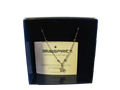 Bracciale Bluespirit In Acciaio Con Ciondolo A Forma Di Stella, Lunghezza Cm 20, In Confezione Regalo, Per Donna.